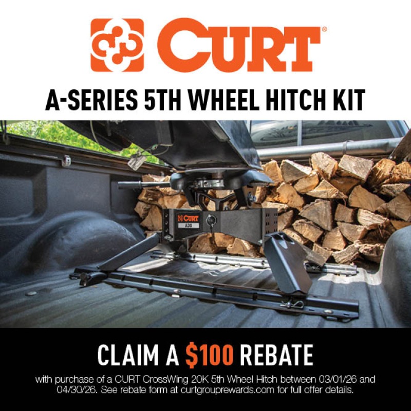 Curt A-Series 5th Wheel Hitch Kit Rebate